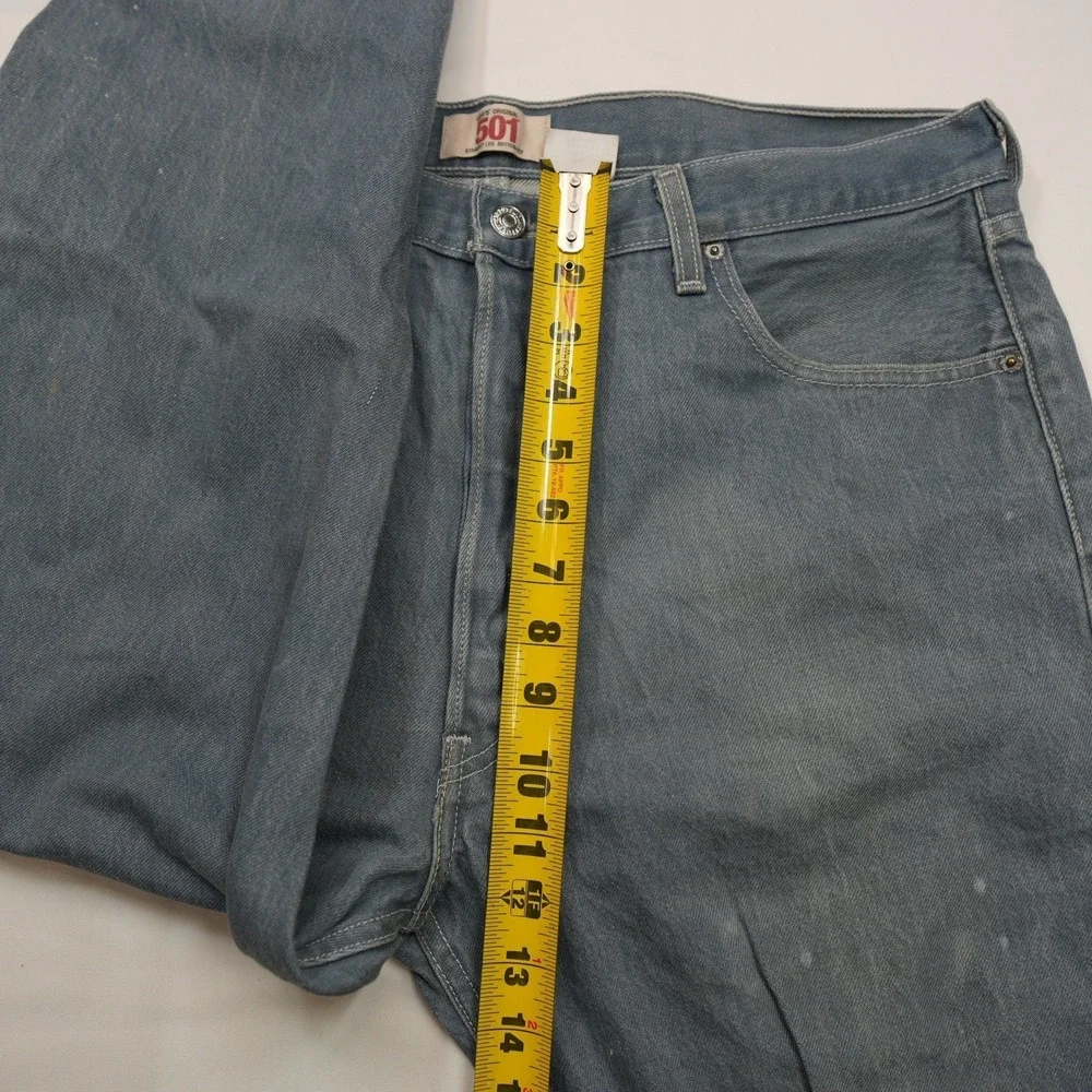 Levi's 501 Jeans Mens 38x32 (36X29) Straight Leg Button‎ Fly Classic Denim Pants